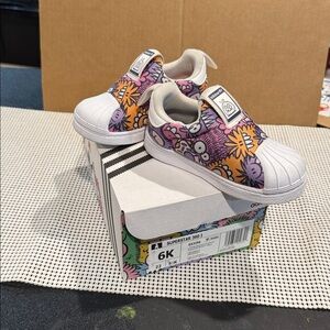 adidas Kevin Lyon Superstars toddler shoes